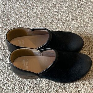 Dansko Brenna Black Women's Slip-On Mules size 37